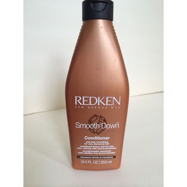 REDKEN SMOOTH DOWN CONDITIONER THERMAL CARE Dry Unruly Hair 8.5 Oz MACADAMIA OIL