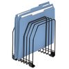 Fellowes Workstation Black Wire Rack 7-Section File Organizer (68112)