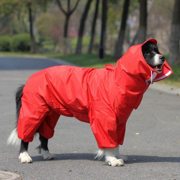 All-Weather Pet Protection: Four-Legged Waterproof Rain Gear - Yellow / 14Size