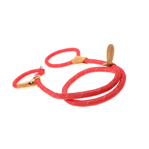 Doodlebone Slip Lead, Ruby, 12mm