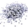 Silver Star Confetti for Tables Glitter Star Table Confetti Metallic Foil Sequin