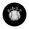 6+4+3=2 Double Play Baseball Player Gift Baseball Saying PopSockets Swappable PopGrip