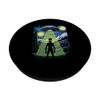 Alien Abduction Design Starry Night UFO PopSockets Adhesive PopGrip