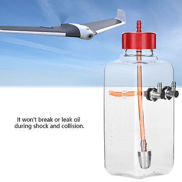 Transparent Plastic Fuel Tank For RC Airplane Easy Install KRI