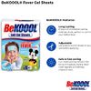 BeKoool Soft Gel Sheets for Kids, White, 4 Count (Pack of 12)