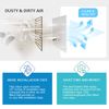 Lisol Complete Air Vent Filters Kit 98â€˜â€™ x 18 Electrostatic Media With