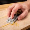 Bench Dog Small Chisel Plane - Flush Plane w/Hardened Blade & Open Front - Precise Woodworking Tools for Trimming & Shaving - Craft Tools Kit w/Case