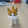 Balody Standing cat. Nanoblocks assembly kit. 1390 pieces