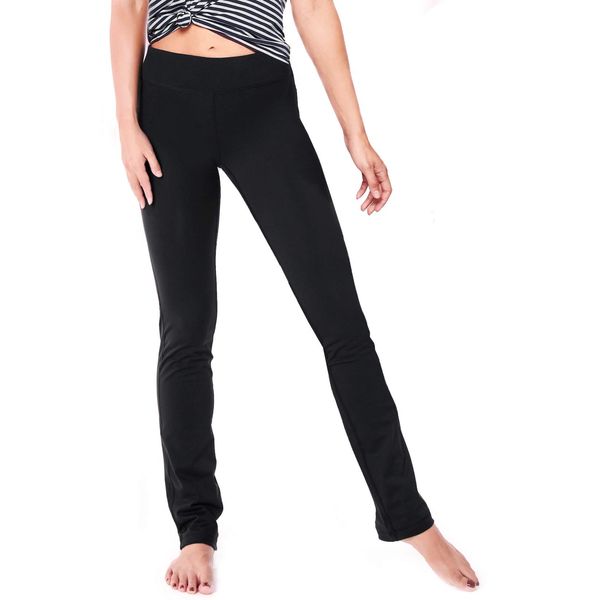 Yogipace, Women's Straight Leg Yoga Pants Workout Pants Slim Fit,31",Black,Size M