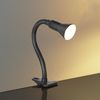 Searchlight Task clamp lamp desk partner black flexi clip (P4122BK)