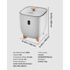 Uimoso 25L Towel Warmer Bucket with LED Display Timer & Temperature Setting Gray