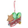 Tennis with Racket Christmas Tree Ornament A2113