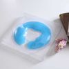 Silicone Face Massage Pillow Spa U Shaped Massage Pillow Spa Gel Pad Face Relax Body Massage Cradle Cushion for Salon Blue