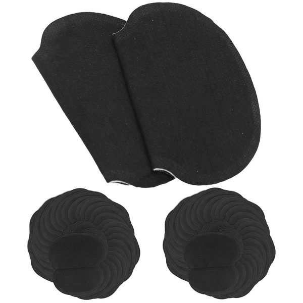 Blazer Armpit Protector, Armpit Sweat Pad, Underarm Sweat Pad, 60pcs Underarm Pads Non Woven Fabric Dress Clothing Underarm Sweat Pads Black, Especially Suitable for Summer