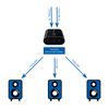 DSD TECH SH-AC01A 2 IN 3 Output Optical Audio Splitter Support SPDIF Coaxial Input