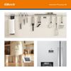 Digital Freezer/Fridge Thermometer Humidity Waterproof Alarm Indicator Memory