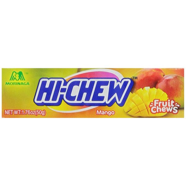 Morinaga Hi-Chew Mango Fruit Chews, 1.76-Ounce Packages (Pack of 20)