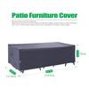F&J Outdoors Patio Table Covers Waterproof Rectangular 86 x 44 x 27.5 inches,...