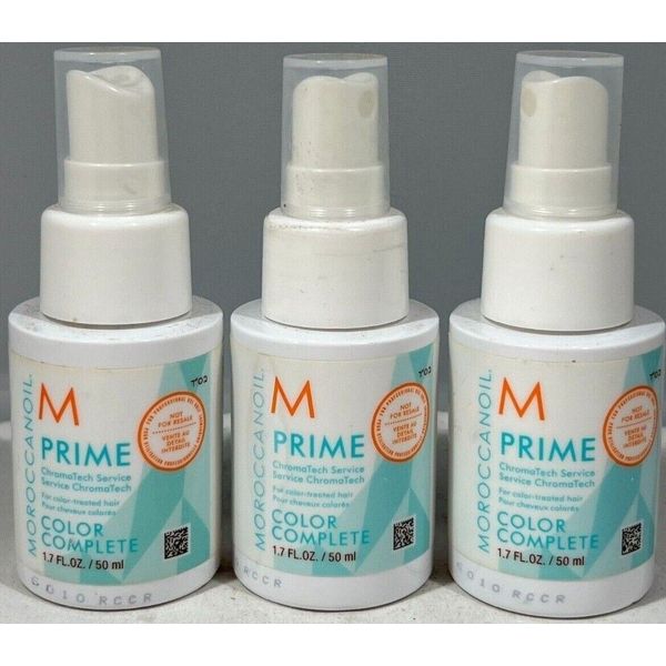 (3 PACK) Moroccan Oil COLOR COMPLETE PRIME ChromaTech Service 1.7 oz