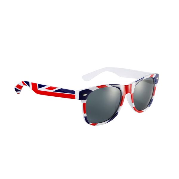 Komonee GB Union Jack Drifter Sunglasses Classic Style Retro Sun Shades Eye Glasses UV400 Protection Unisex For Men Golf Cycling Sports Fishing Travel