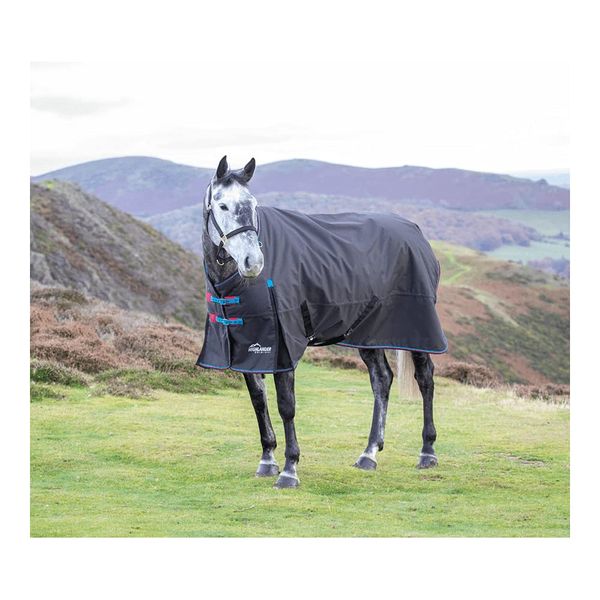 Shires Highlander Original 200 Turnout Rug - Black 6ft9