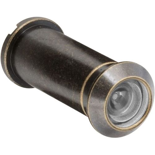 National Hardware N336-073 Antique Brass 160 Degree Lens Door Viewer 1/2" Bore