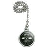 GRAPHICS & MORE Happy Camper with Campfire Ceiling Fan and Light Pull Chain