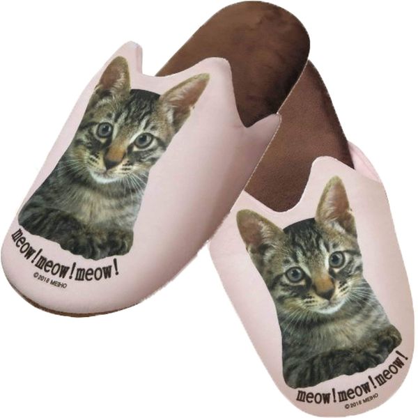 Meiho Cat Print Slippers, Kijitra ME182