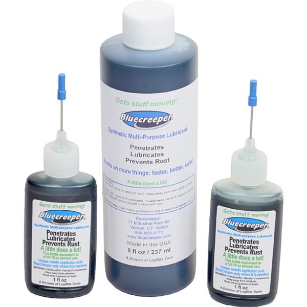 DB Electrical 900-20020 Blue Creeper Multi Purpose Lubricant; includes (2) Oiler Bottles & (1) 8oz Refill Compatible With/Replacement For Universal