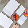 Notsu To Do List Grid Index Cards 3x5 | 50 Task Planner Vertical Notecards