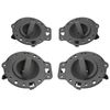 4PCS Inner Interior Door Handles W/Hardware Gray For Jeep Commander 2006-2010