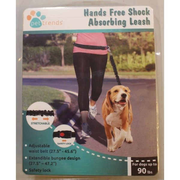 New Hands Free Shock Absorbing Dog Leash for Dogs Up to 90 lbs adjustable waist