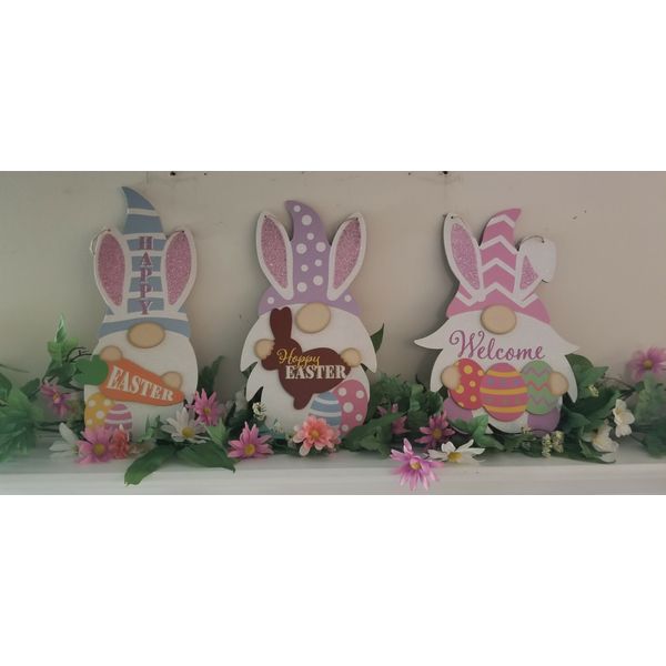 Gorgeous Easter Gnome Hangers