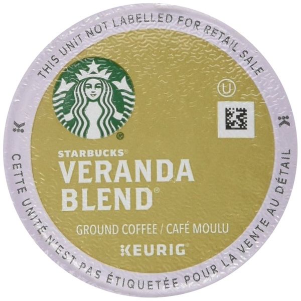 Starbucks Coffee K-Cup Pods, Veranda Blend, Blonde Roast Coffee, Notes of Toasted Malt & Milk Chocolate, Keurig Genuine K-Cup Pods, 32 Count (Pack of 3)