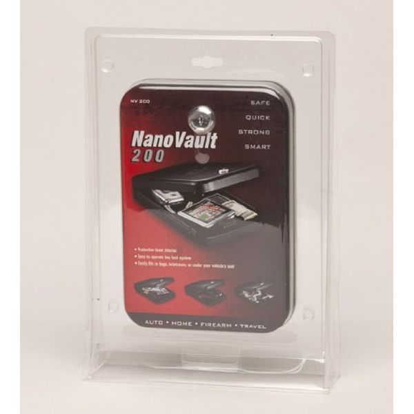 Gunvault NV200 Nanovault 200, Fits Full Size 1911 Style Pistols, Black