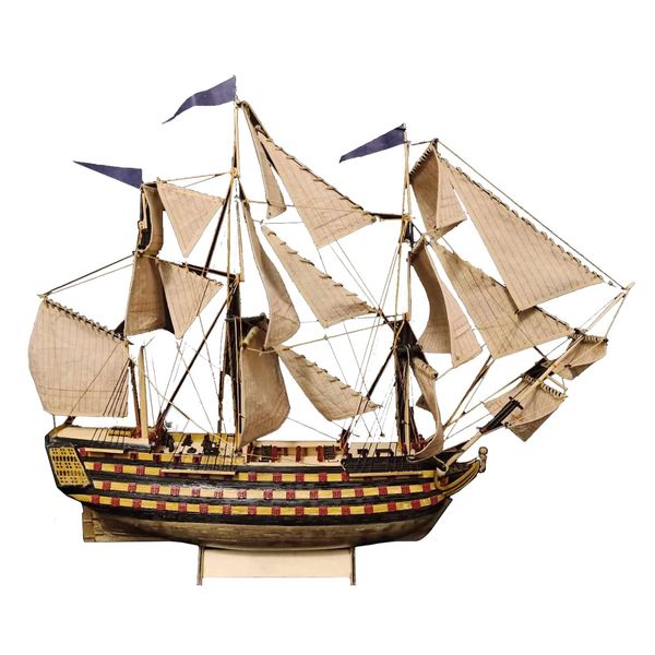 HMS Victory 3D Wooden Puzzle DIY Ship Craft Laser-Cut Model Kits to Build for Adults 1:200