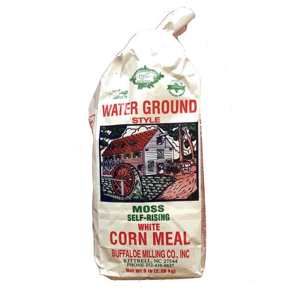 Moss Self-Rising White Corn Meal 5 Pound Bag