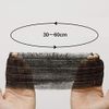 100 individual disposable hair bands (black)