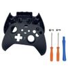 Hzxkqmil Housing Shell Case Replacement for Xbox Elite Controller Series 2, Front Back Shell Faceplate Accessories, Black, with Screwdriver Tool