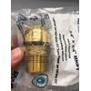 Sharkbite Pipe Connector 200 Psi Brass 3/4" x 3/4" MNPT U134LFA
