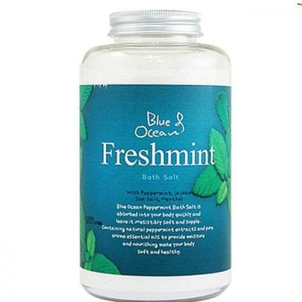 The scent of Blue Ocean Bath Salt Fresh Mint 700g