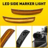 For 2015-2023 Chrysler 300 Front Bumper Reflector Side Marker Lights Assembly 2x