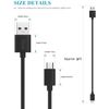 Rahhaze Replacement Micro USB Charging Cable Cord for Simple Human Mirror Compatible with Simplehuman Mirror 5" 8" Round Lighted Makeup Mirror (5FT)