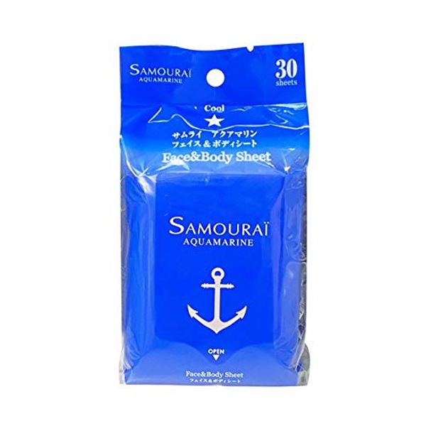 SPR Samurai Aquamarine Face & Body Sheets, 30 Sheets