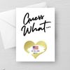 Personalised Scratch & Reveal Custom Greeting Card, Any Wording