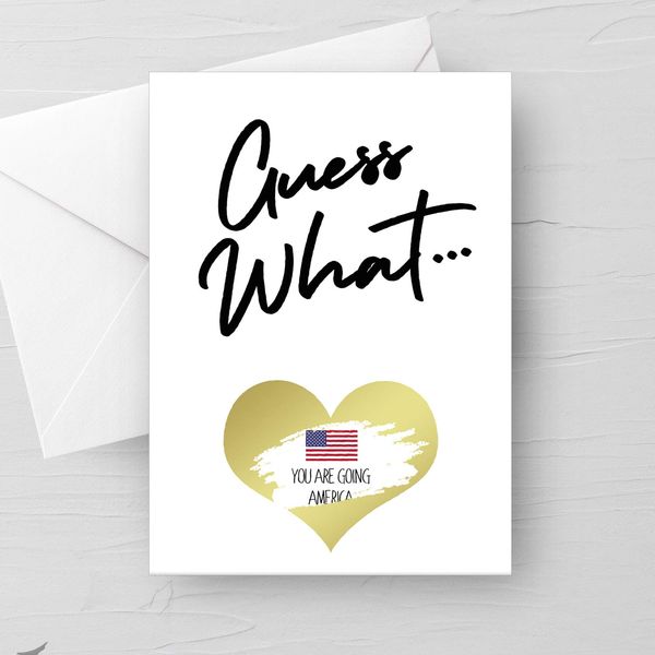 Personalised Scratch & Reveal Custom Greeting Card, Any Wording