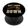 Get Your Glove Down Funny Baseball Dad Coach Training Saying PopSockets with Interchangeable PopGrip