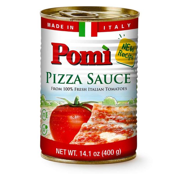 Pomì Pizza Sauce - Made from 100% Fresh Italian Tomatoes - 14.1oz Can (Pack of 12)