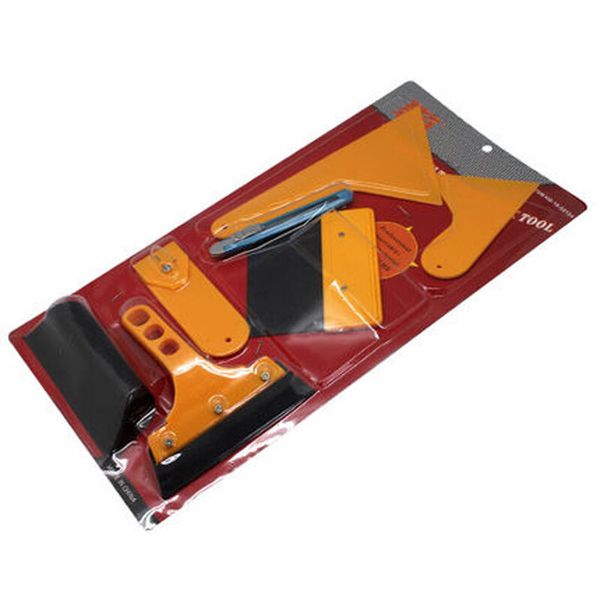 7Pcs Car Sticker Tool Kit Window Tint Accessories Squeegee Film Sticker Scraper