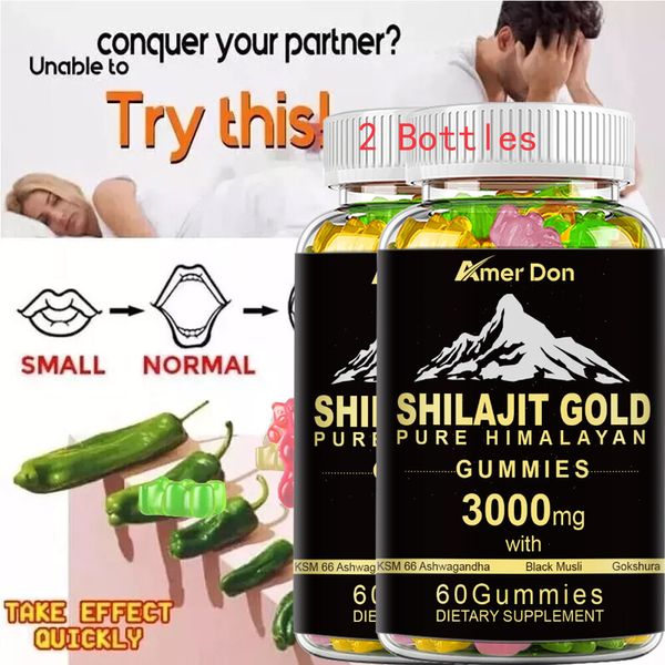 Shilajit Gummies Max Strength | Pure 100% Authentic Himalayan Origin 120 Gummies